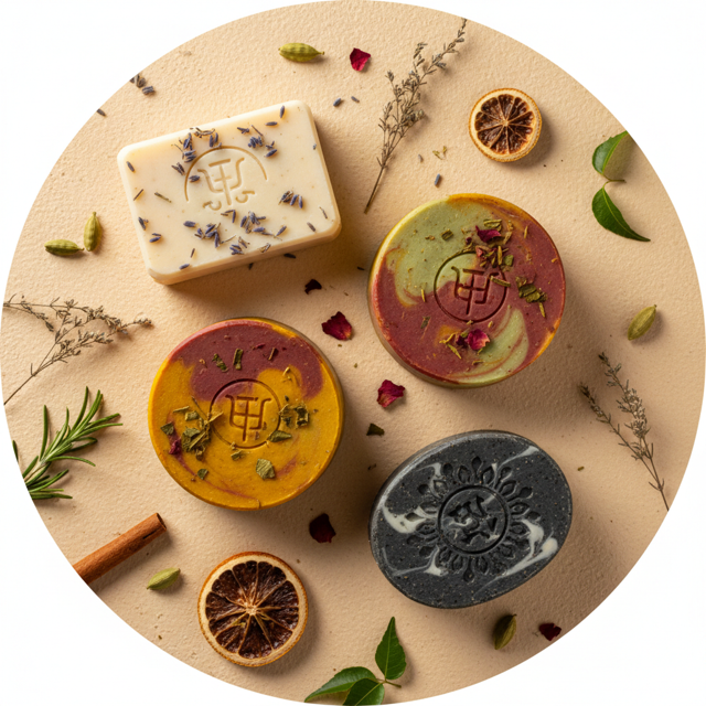 Soaps category - PurāVeda artisan soap bars
