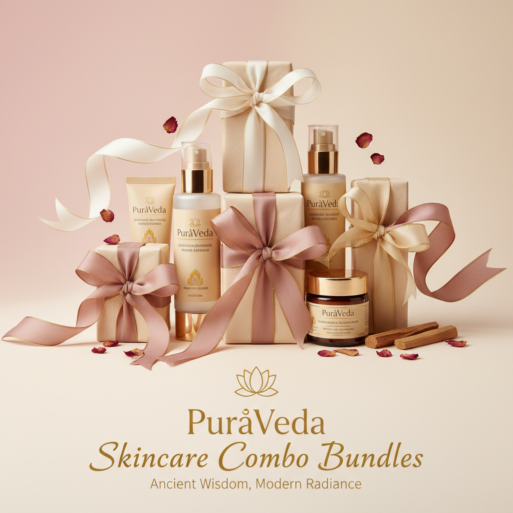 Combos collection - PurāVeda skincare product bundles